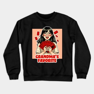 Grandma's Favourite - Lucky Red Envelope Traditions Crewneck Sweatshirt